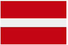 Lettland Flagge